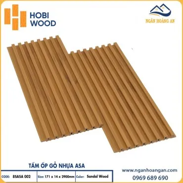 Tấm Lam Sóng Ngoài Trời Phủ ASA Hobiwood 8SASA002 Sandal wood
