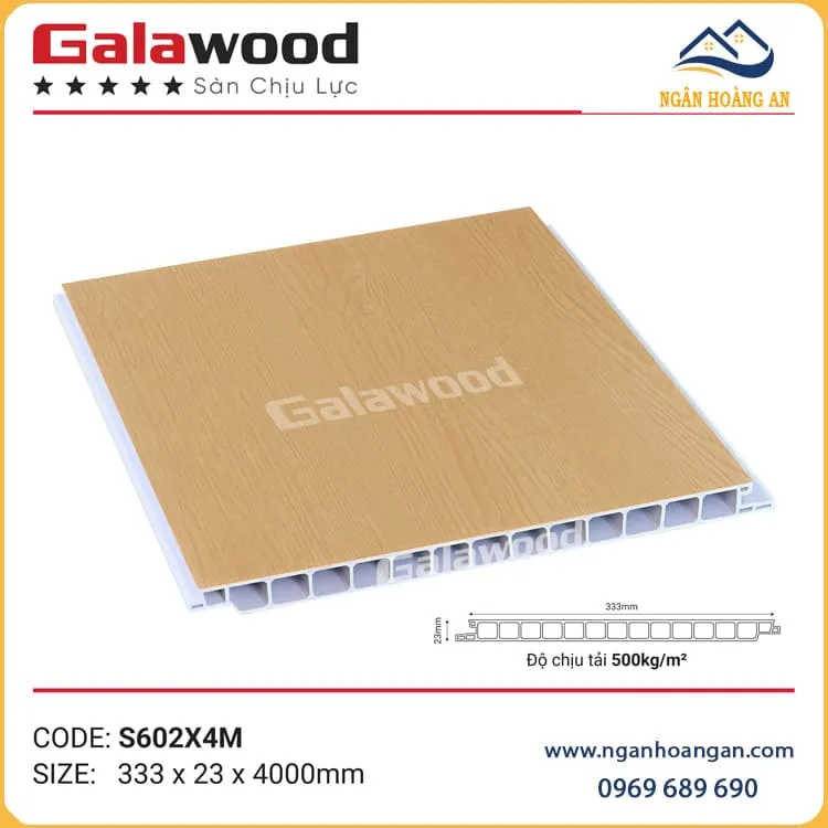 Tấm Lót Sàn Nhựa Làm Gác Lửng Galawood S602X4M Tấm Lót Sàn Nhựa Làm Gác Lửng Galawood S602X4M