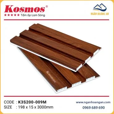 Tấm Nhựa Ốp Tường Lam Sóng Kosmos K3S200-009M