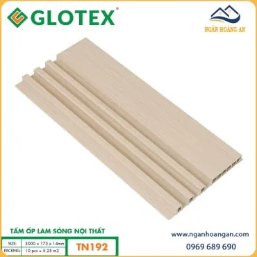 Tấm Nhựa Ốp Tường Lam Sóng Vân Gỗ Glotex TN192