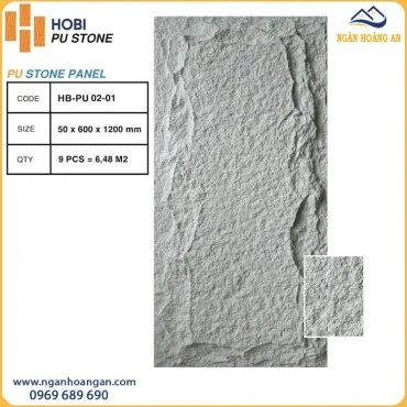Tấm Nhựa PU Giả Đá Hobiwood HB-PU02-01