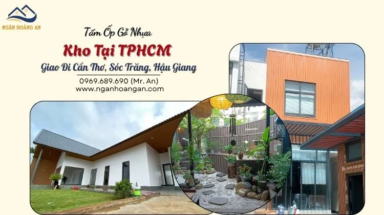 Tấm Ốp Gỗ Nhựa Kho Tại TPHCM Giao Đi Cần Thơ, Sóc Trăng, Hậu Giang