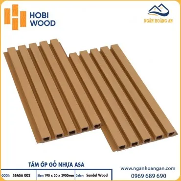 Tấm Ốp Lam 5 Sóng Phủ ASA Hobiwood 5SASA 002 Sandal Wood