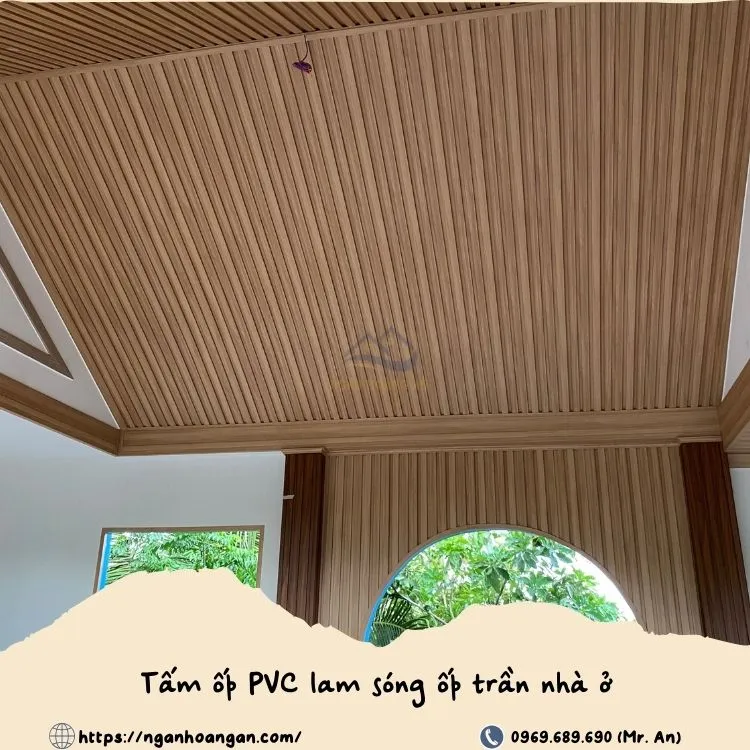 Tấm Ốp Lam Sóng Ốp Trần Nhà Ở Tấm Ốp Lam Sóng Ốp Trần Nhà Ở