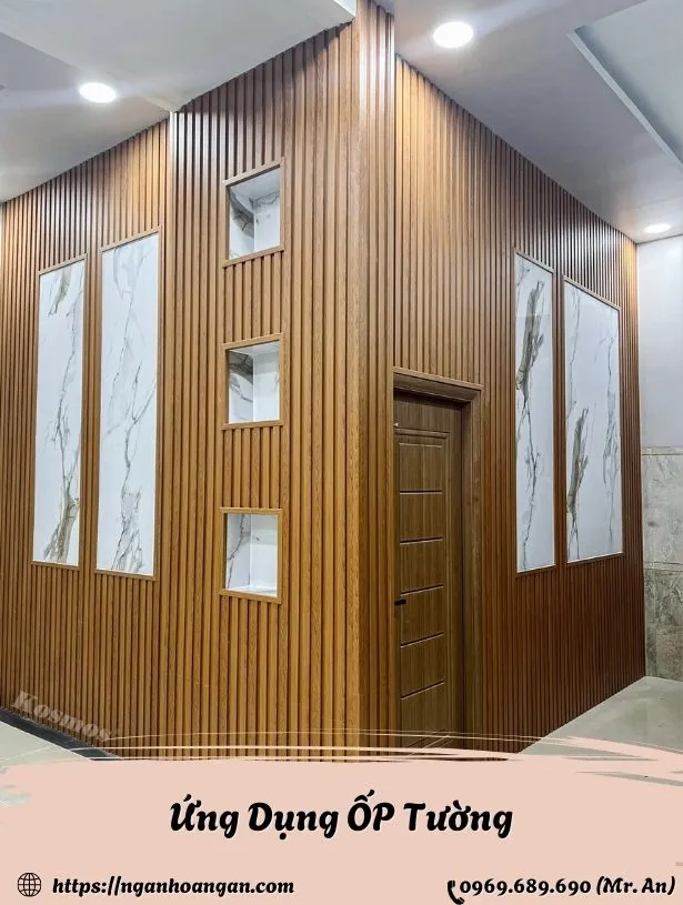 Tấm Ốp Lam Sóng Ứng Dụng Ốp Tường Trang Trí