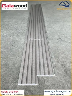 Tấm  Nhựa Ốp Tường Lam Sóng Galawood L4S-904 Vân Vải