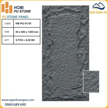 Tấm Ốp PU Giả Đá Hobiwood HB-PU01-01