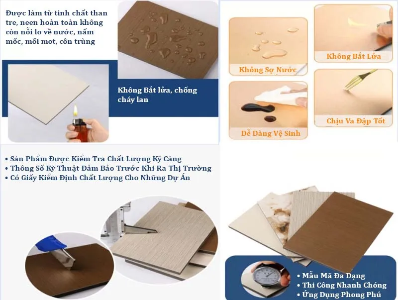 Ưu Điểm Của Tấm Ốp Than Tre Kosmos