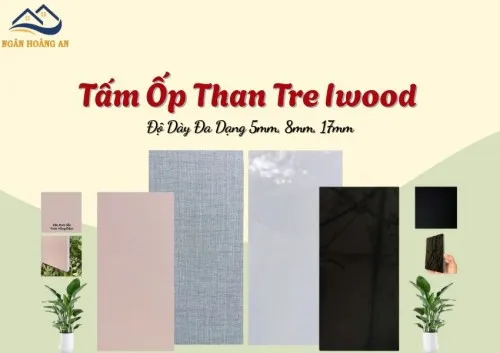 Tấm Ốp Than Tre Iwood Đa Dạng Độ Dày 5mm, 8mm, 17mm Tại TPHCM