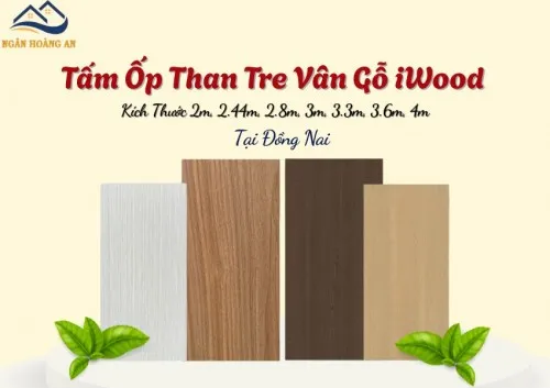 Tấm Ốp Than Tre Iwood Vân Gỗ Cắt Kích Thước Yêu Cầu Tại Đồng Nai