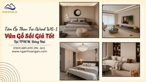 Tấm Ốp Than Tre iWood WG-1 Vân Gỗ Sồi Giá Tốt Tại TPHCM, Đồng Nai
