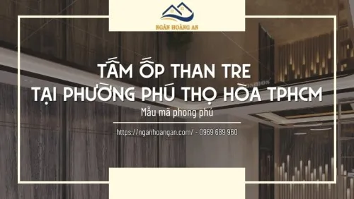 Tấm Ốp Than Tre Tại Phường Phú Thọ Hòa TPHCM - Mẫu Mã Phong Phú