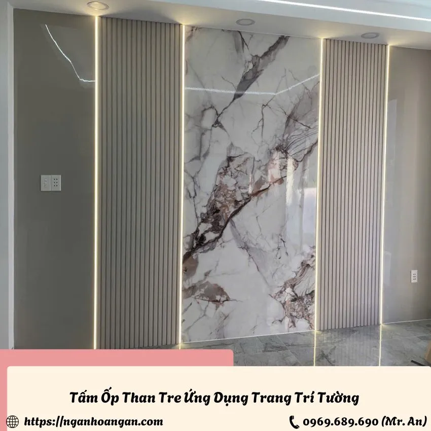 Tấm Ốp Than Tre Ứng Dụng Trang Trí Tường