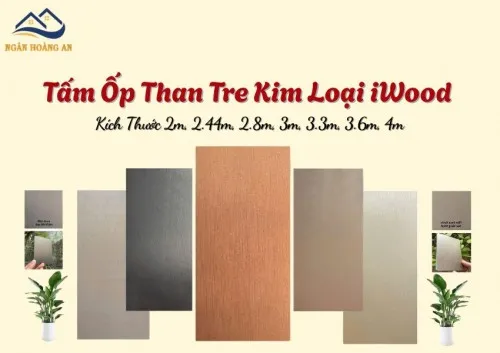 Tấm Than Tre Vân Kim Loại Iwood Cắt Theo Yêu Cầu Tại TPHCM, Đồng Nai