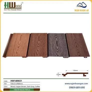 Tấm Ốp Tường Gỗ Nhựa Ngoài Trời Hwood HW148W21