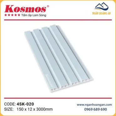 Tấm Ốp Tường Lam 4 Sóng Kép Vân Đơn Sắc Kosmos 4SK-020