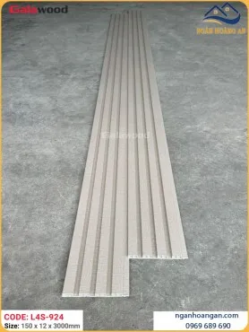 Tấm Ốp Tường Trần Lam Sóng Giả Vân Vải Galawood L4S-924