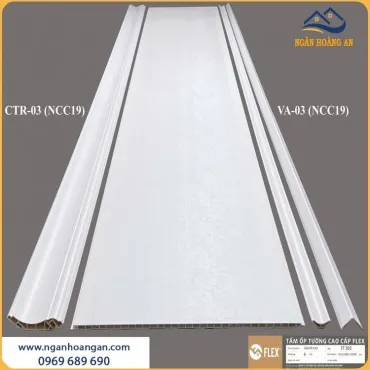Tấm Ốp Tường Nano FLEX Vân Vải Trắng FT302 Cắt Theo Yêu Cầu