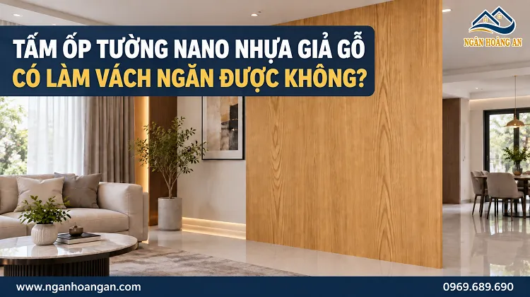 Tấm Ốp Tường Nano Nhựa Giả Gỗ Có Làm Vách Ngăn Được Không?