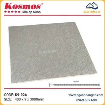Tấm Ốp Tường Nhựa Nano Chân Kép Giả Vân Vải Kosmos K9-926