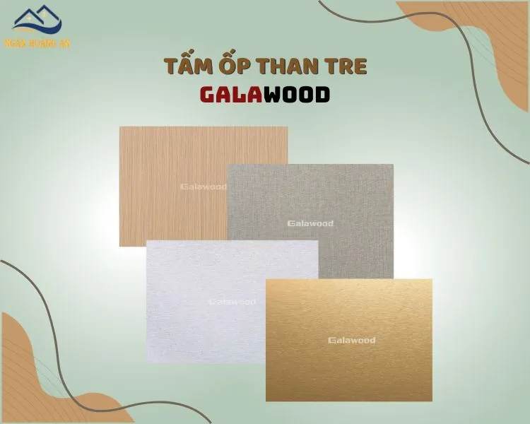 Tấm Ốp Tường Sợi Than Tre Đa Năng Galawood