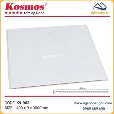 Tấm Ốp Tường Trần Nano Chân Kép Giả Vân Đá Kosmos K9-903