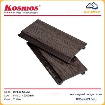 Tấm Ốp Tường Trần Ngoài Trời Kosmos OP148X2.2M Coffee