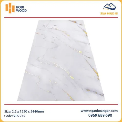 Tấm PVC Giả Vân Đá Ốp Tường Hobiwood VD2235