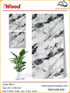 Tấm Sợi Than Tre Đa Năng Vân Đá iWood MA-3