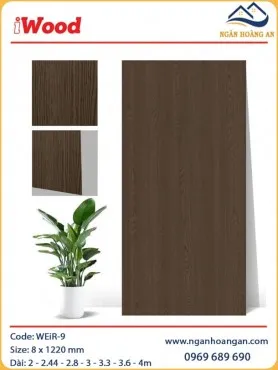 Tấm Than Tre Đa Năng Vân Gỗ iWood WEiR-9