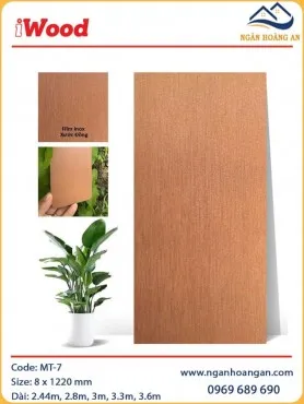 Tấm Than Tre Ốp Trần iWood Vân Kim Loạ iWood MT-7