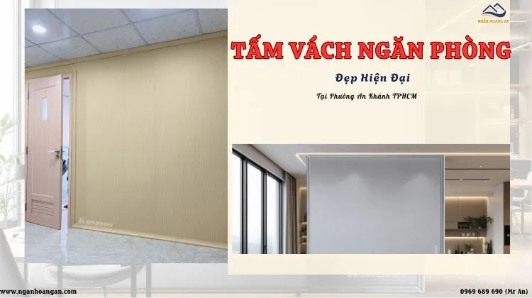 Tấm Vách Ngăn Phòng Đẹp Hiện Đại Tại Phường An Khánh TPHCM