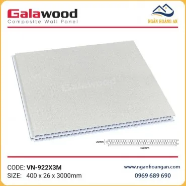 Tấm Vách Ngăn Phòng Nhựa Giả Gỗ Galawood VN-922X3M