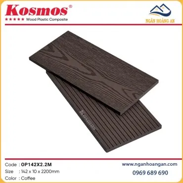 Thanh Lam Đa Năng Gỗ Nhựa Kosmos OP142X2.2M Coffee