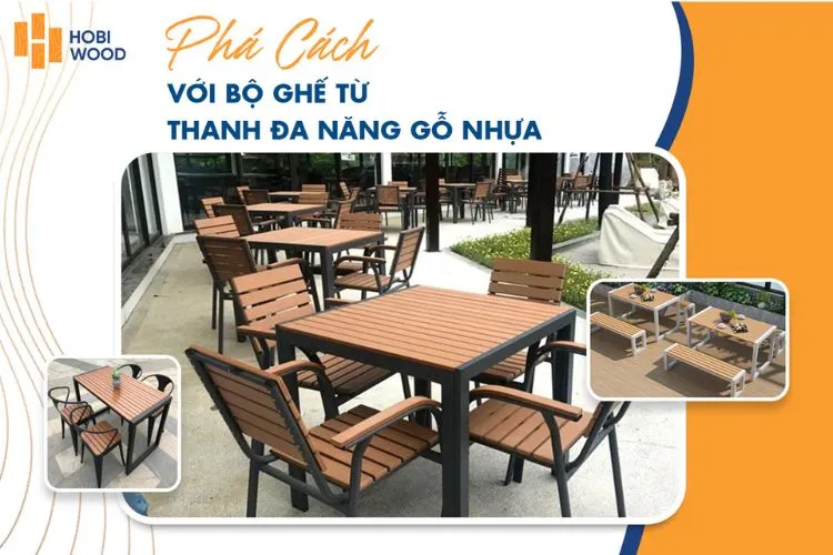 Thanh Lam Đa Năng Gỗ Nhựa Ứng Dụng Làm Bàn Ghế