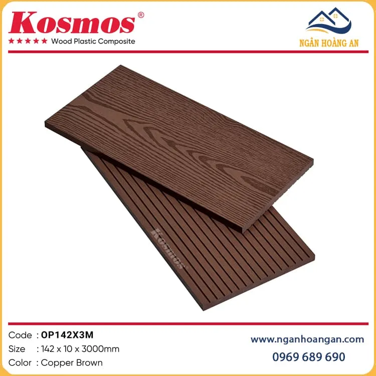 Thanh Lam Đa Năng Làm Bảng Hiệu Kosmos OP142X3M Copper Brown