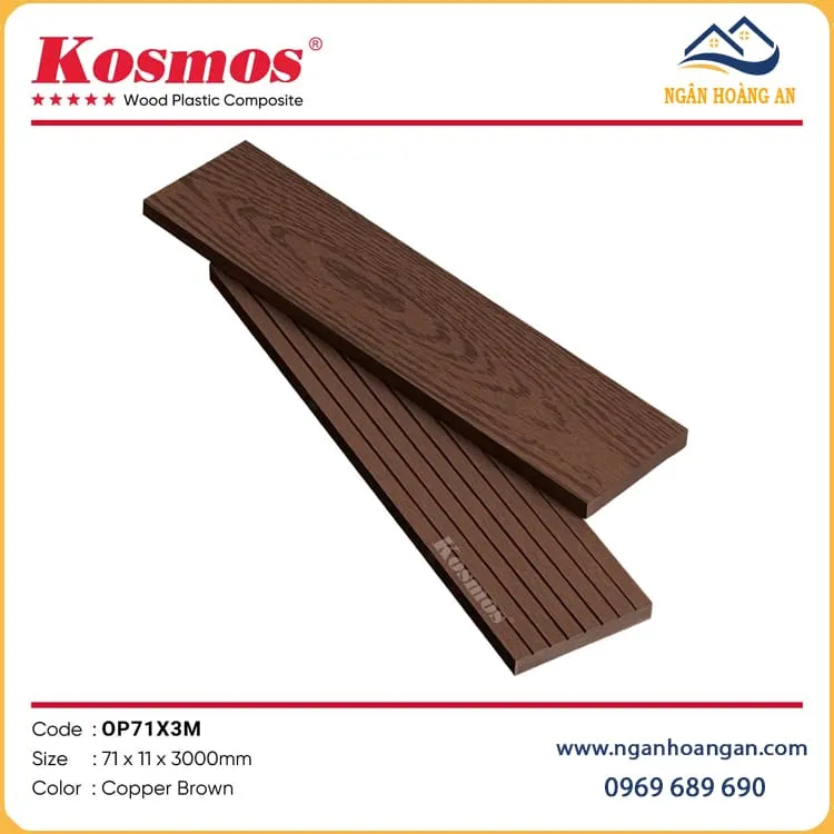 Thanh Lam Đa Năng Ngoài Trời Kosmos OP71X3M Copper Brown