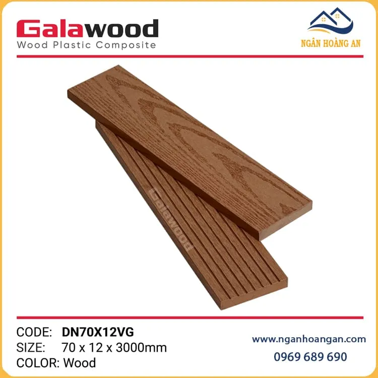 Thanh Lam Đa Năng Ốp Cổng Galawood DN70X12VG Wood Thanh Lam Đa Năng Ốp Cổng Galawood DN70X12VG Wood
