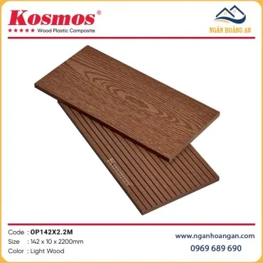 Thanh Lam Gỗ Nhựa Đa Năng Kosmos OP142X2.2M Light Wood