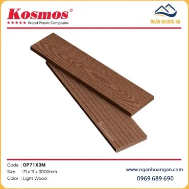 Thanh Lam Gỗ Nhựa Đa Năng Kosmos OP71X3M Light Wood