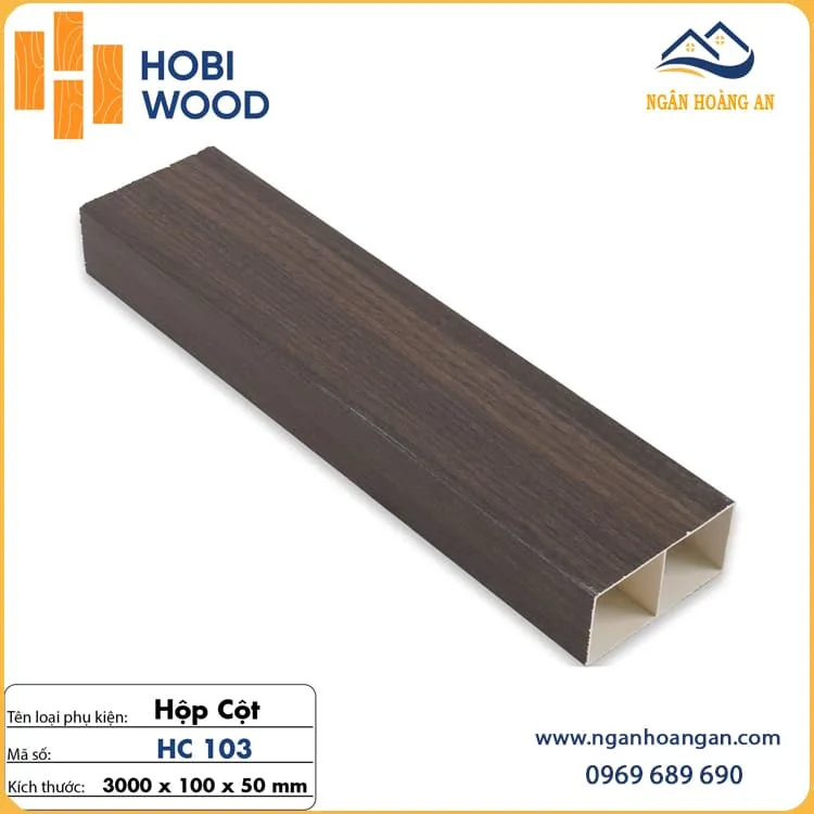 Thanh Lam Hộp Giả Gỗ Trang Trí Phòng Khách Hobiwood HC103