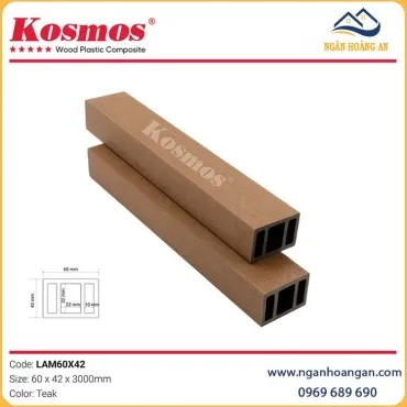 Thanh Lam Hộp Gỗ Nhựa 2 Da Kosmos Lam60X42 Teak