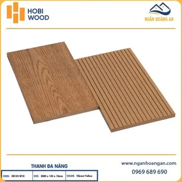 Thanh Lam Ngoài Trời Ốp Hàng Rào Hobiwood HB142W10 Vibrant Yellow