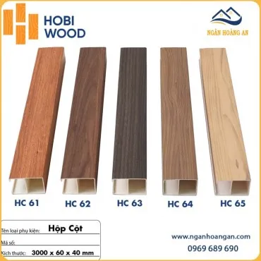 Thanh Nan Trần Nhựa Giả Gỗ Hobiwood 40X60