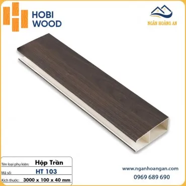 Thanh Lam U Trần Nhựa Giả Gỗ Hobiwood 40X100 HT103
