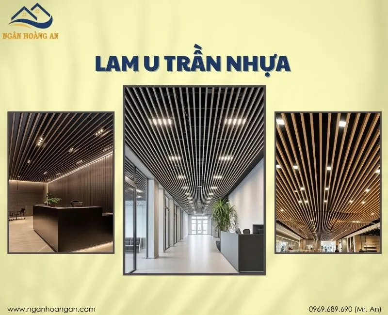 Lam U Trần Nhựa Giả Gỗ