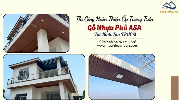 Thi Công Hoàn Thiện Ốp Tường Trần Gỗ Nhựa Phủ ASA Tại Bình Tân TPHCM