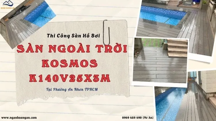 Thi Công Sàn Hồ Bơi Kosmos K140V25X3M Dark Grey Phường An Nhơn TPHCM