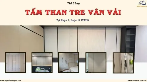 Thi Công Tấm Than Tre Vân Vải Cao Cấp Tại Quận 9, Quận 10 TPHCM