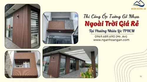 Thi Công Ốp Tường Gỗ Nhựa Ngoài Trời Giá Rẻ Tại Phường Nhiêu Lộc TPHCM